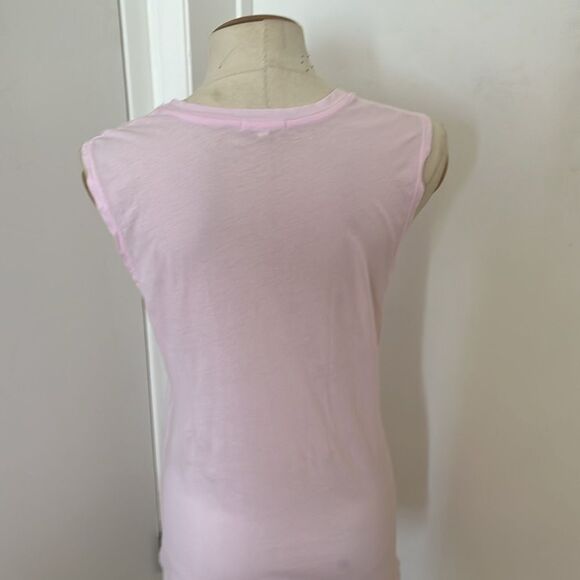 Sundry Pink Graphic‎ Sleeveless Top - Picture 4 of 5